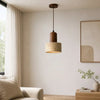 modern natural travertine stone pendant light
