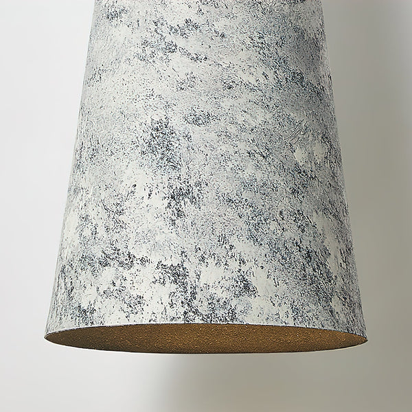 modern off white iron conical pendant light