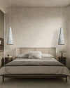 modern off white iron conical pendant light