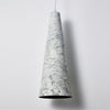 modern off white iron conical pendant light