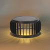Modern Outdoor Waterproof Solar Three Color Dimming Led Garden Lamp Post Light