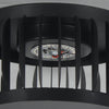 Modern Outdoor Waterproof Solar Three Color Dimming Led Garden Lamp Post Light