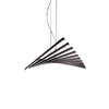 modern polished metal dna helix led chandelier