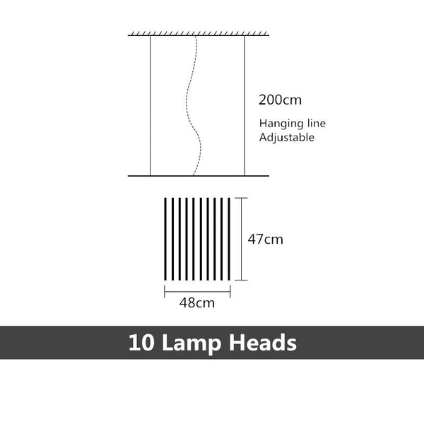 modern polished metal dna helix led chandelier