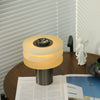 modern silver alabaster tiered obelisk table lamp