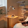 modern silver aluminum adjustable table lamp
