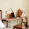 modern silver aluminum adjustable table lamp