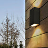 Modern Square Design Outdoor Waterproof Wall Light For Villa Courtyard Balcony