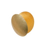 modern steel disc wall lamp with integrated led