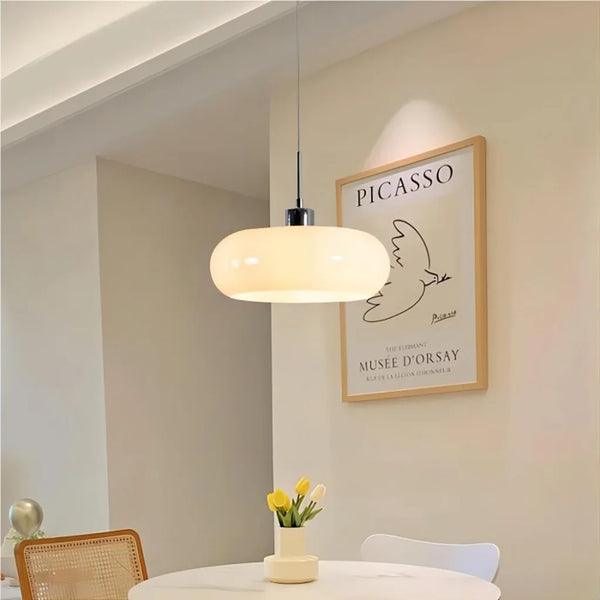 modern tea glass bauhaus pendant light