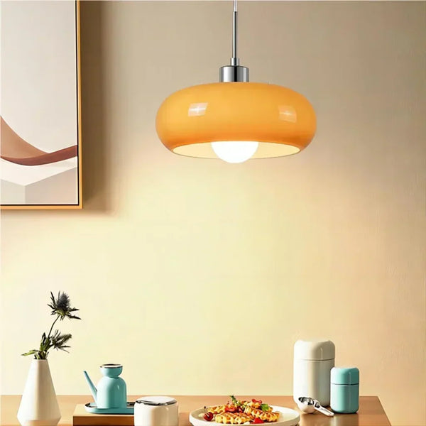 modern tea glass bauhaus pendant light