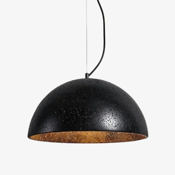 modern travertine dome pendant lamp
