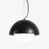 modern travertine dome pendant lamp