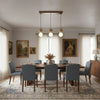 modern travertine frosted glass globe pendant light