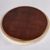modern travertine wood flush mount ceiling light 2