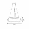 modern travertine wood round wabi sabi pendant light