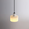 modern white alabaster cylinder pendant lamp