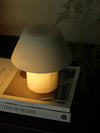 modern white alabaster orb table lamp