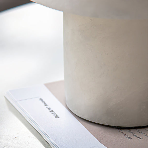 modern white alabaster orb table lamp