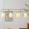 modern white ceramic ribbed pendant light