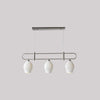 modern white ceramic ribbed pendant light