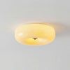 modern white glass round flush mount ceiling light