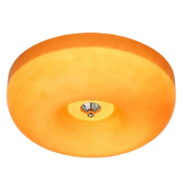 modern white glass round flush mount ceiling light
