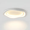 modern white iron acrylic ripple flush mount ceiling light