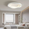 modern white iron acrylic ripple flush mount ceiling light