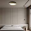 modern white iron disc flush mount ceiling light