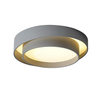 modern white iron disc flush mount ceiling light