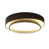 modern white iron disc flush mount ceiling light