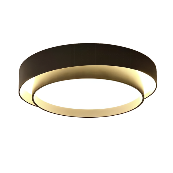 modern white iron disc flush mount ceiling light