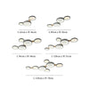 modern white iron wood circle array led flush mount