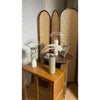 modern white marble acrylic led table lamp