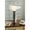 modern white marble acrylic led table lamp