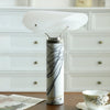modern white marble acrylic led table lamp