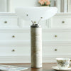 modern white marble acrylic led table lamp