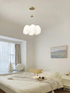 modern white pe acrylic tulip chandelier copper