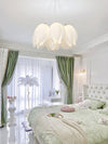 modern white pe acrylic tulip chandelier copper