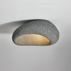 modern white polystyrene cloud flush mount ceiling light
