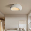 modern white polystyrene cloud flush mount ceiling light