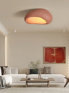 modern white polystyrene cloud flush mount ceiling light