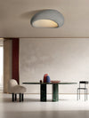 modern white polystyrene cloud flush mount ceiling light