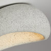 modern white polystyrene cloud flush mount ceiling light