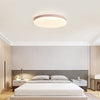 modern yellow travertine acrylic flush mount ceiling light