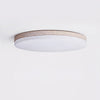 modern yellow travertine acrylic flush mount ceiling light