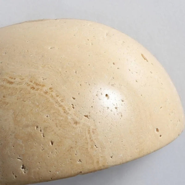 modern yellow travertine art wall lamp