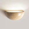 modern yellow travertine art wall lamp