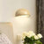 modern yellow travertine art wall lamp